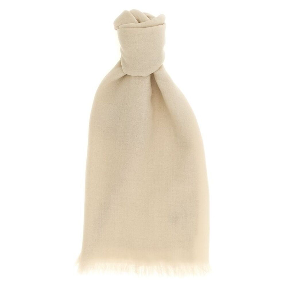 Brunello Cucinelli Beige Cashmere Women's Scarf